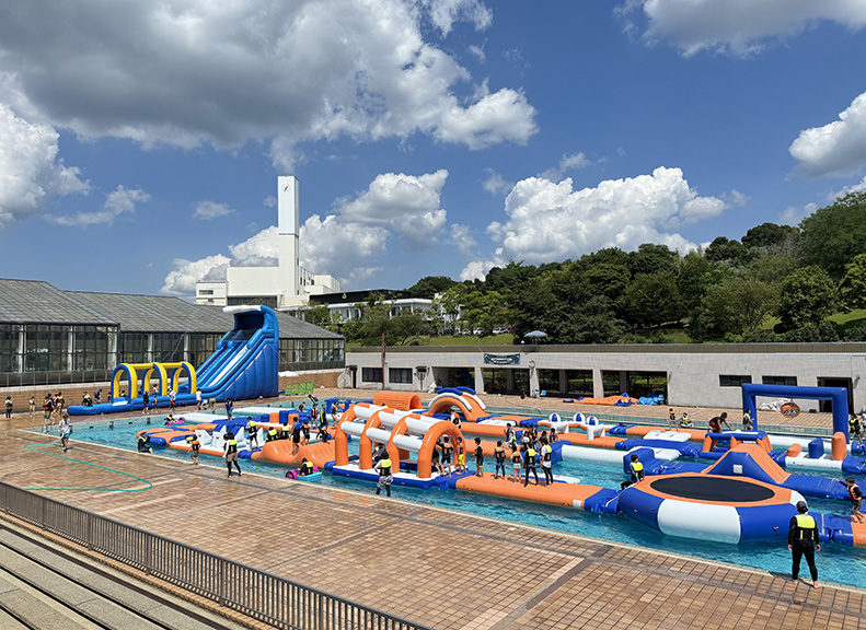 Aquatic Playground and a Giant Slider
