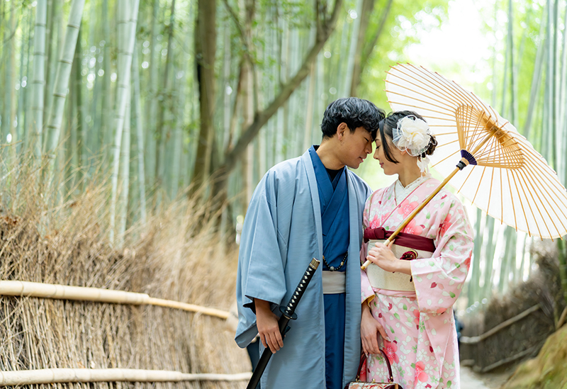 Kyoto Kimono Rental Aiwafuku Arashiyama Togetsukyo