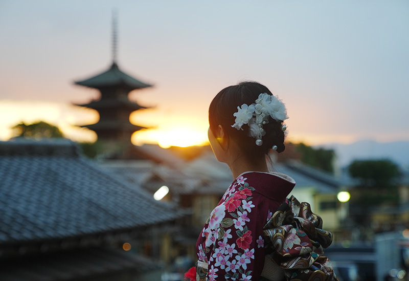 Kyoto Kimono Rental mimosa