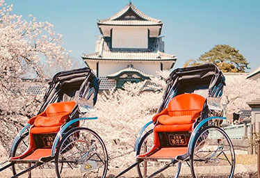 Kanazawa sightseeing rickshaw ~Romanya~