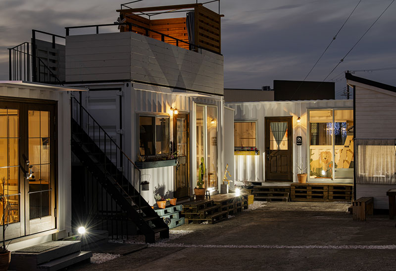 Hakoneru, Container Hotel